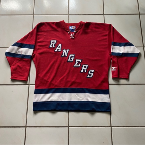 STARTER Other - Vintage Rangers hockey jersey 90s Starter L NYC